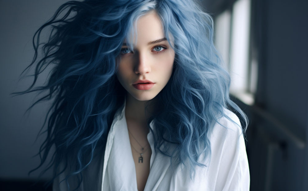 blue hair color #19