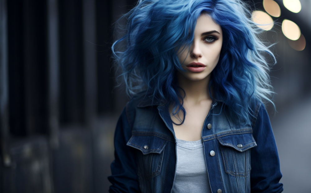 blue hair color #20