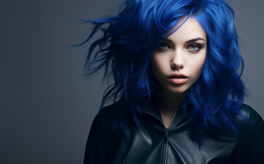 blue hair color #24