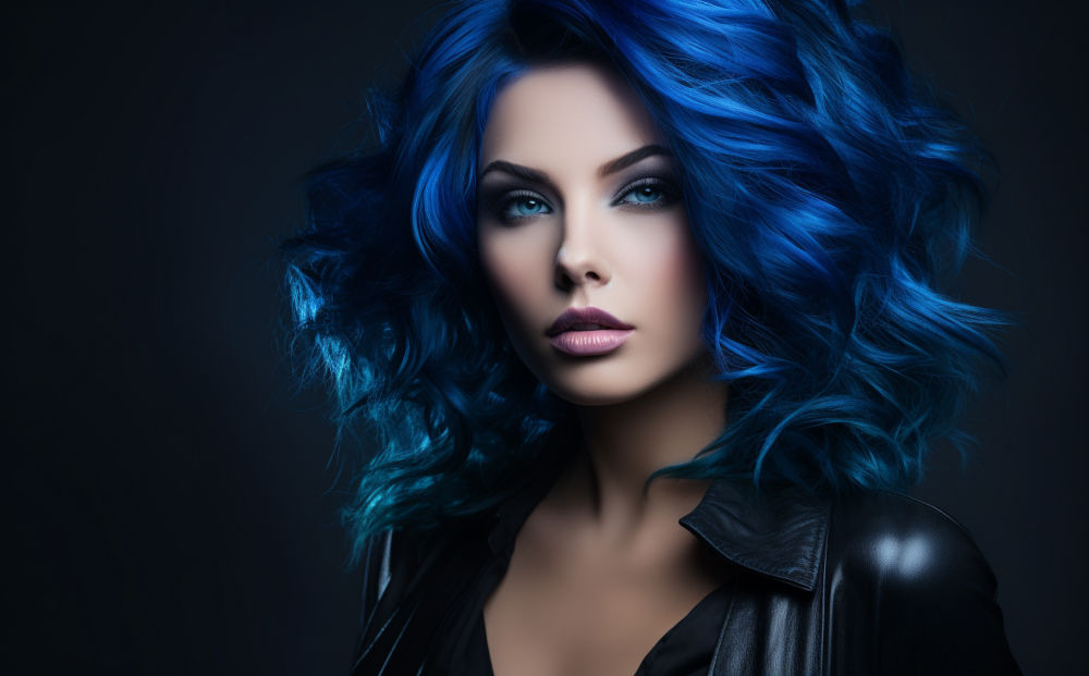 blue hair color #27