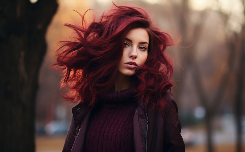 burgundy hair color #9