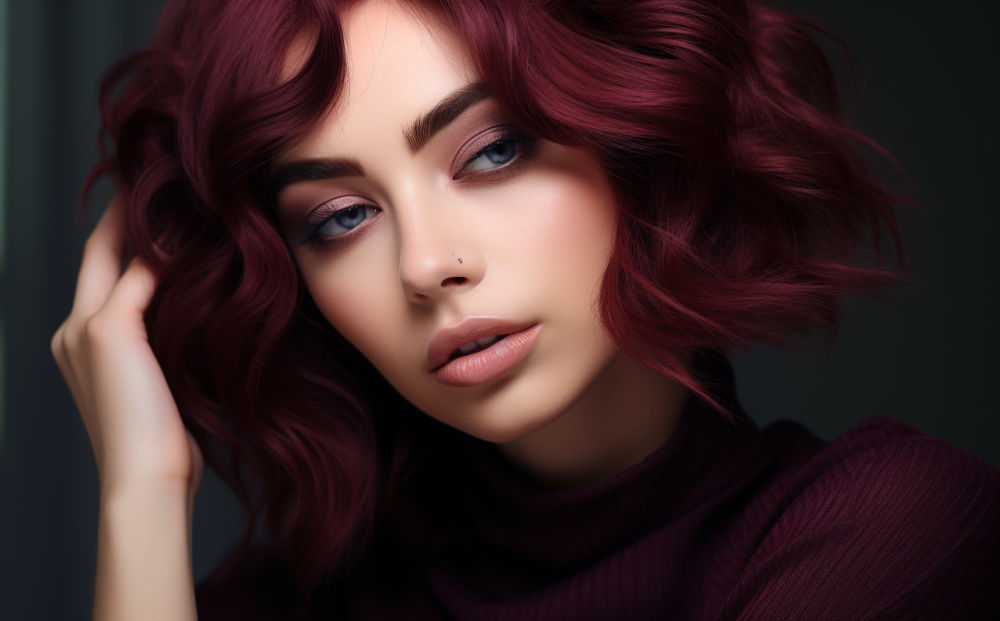 burgundy hair color #24
