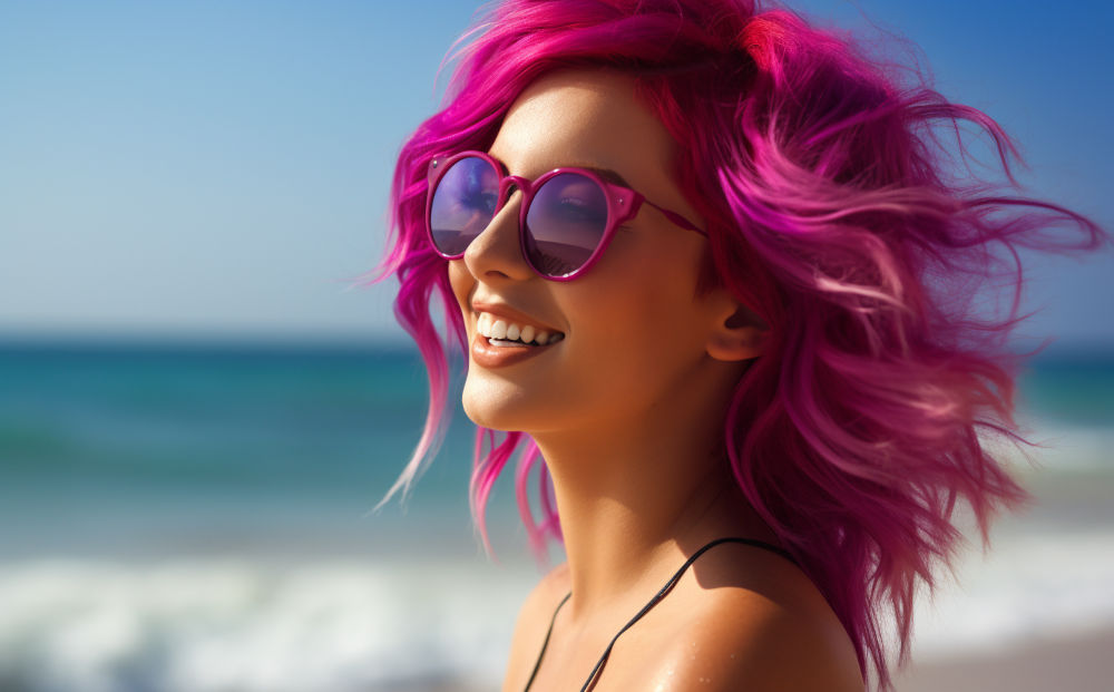 fuchsia hair color #9