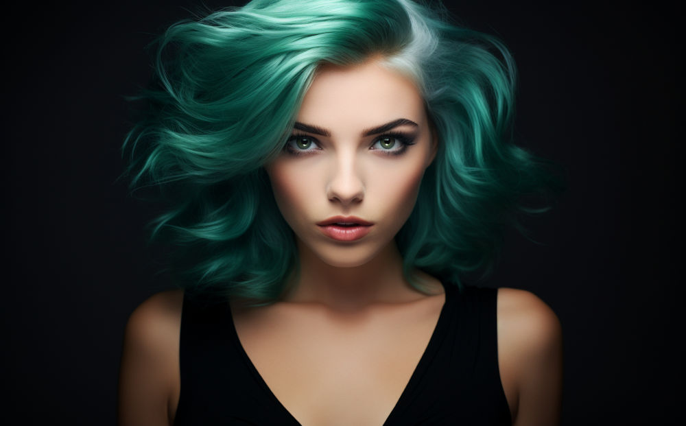 green hair color