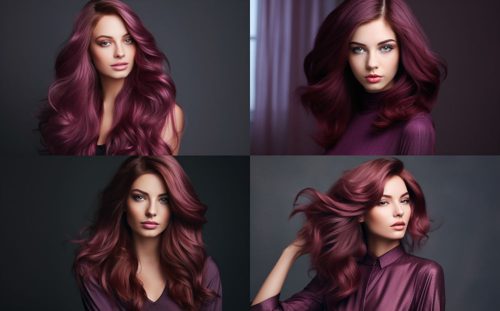 hair color ideas - mulberry color