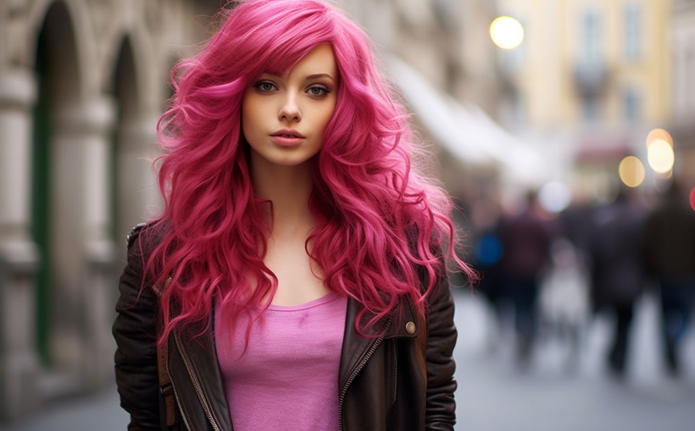 magenta hair color #8