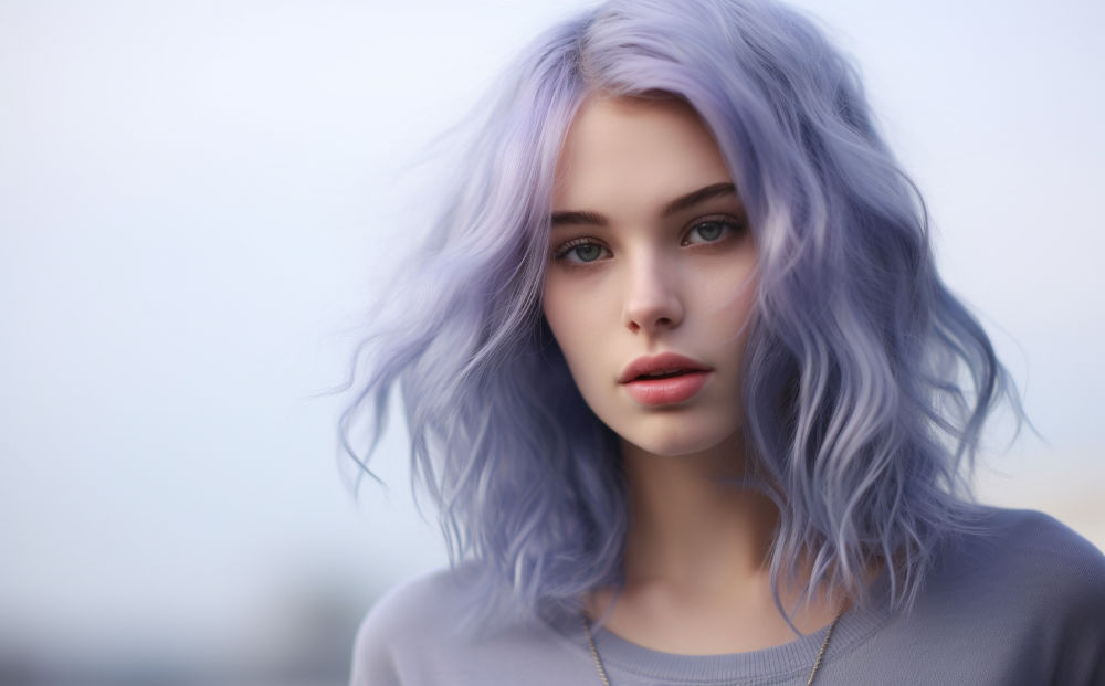 periwinkle hair color #3