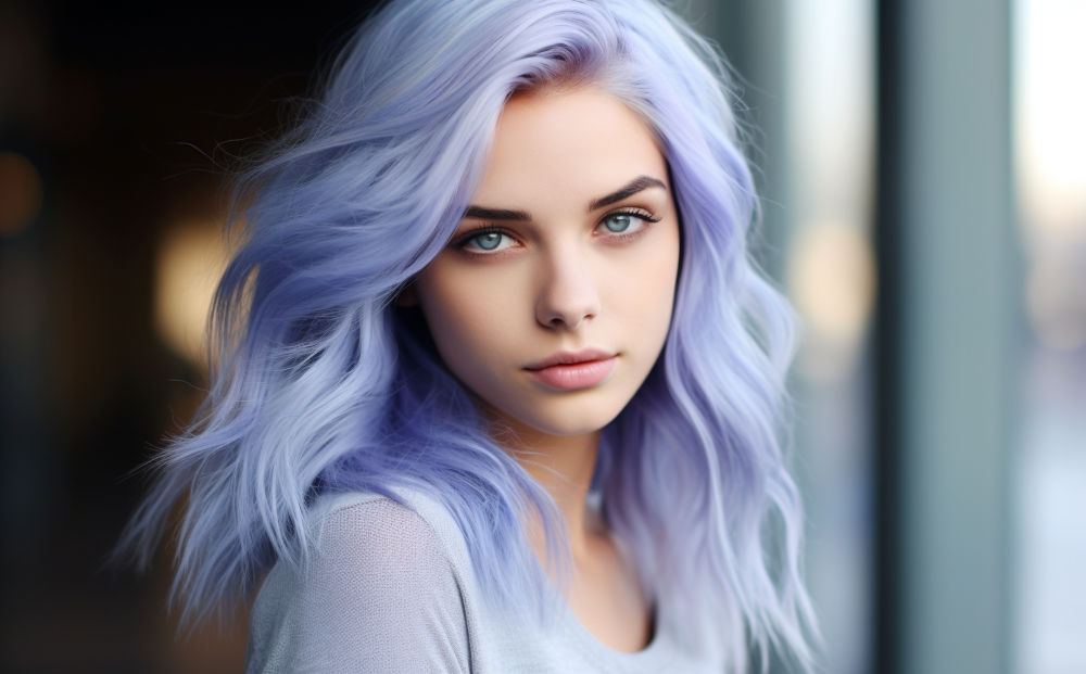 periwinkle hair color #5
