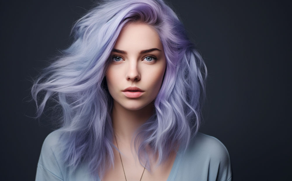 periwinkle hair color #6
