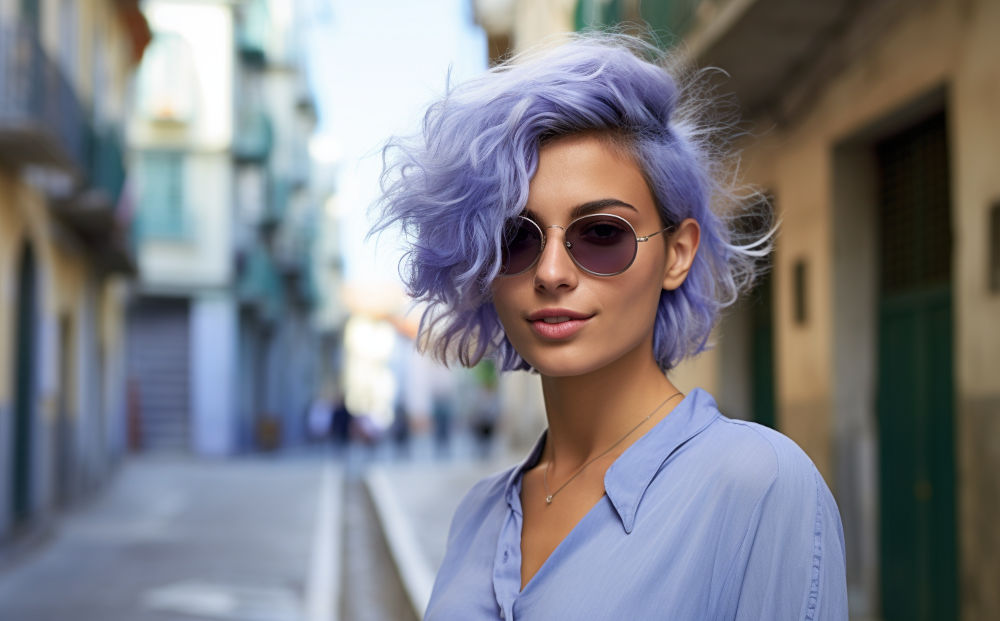 periwinkle hair color #7