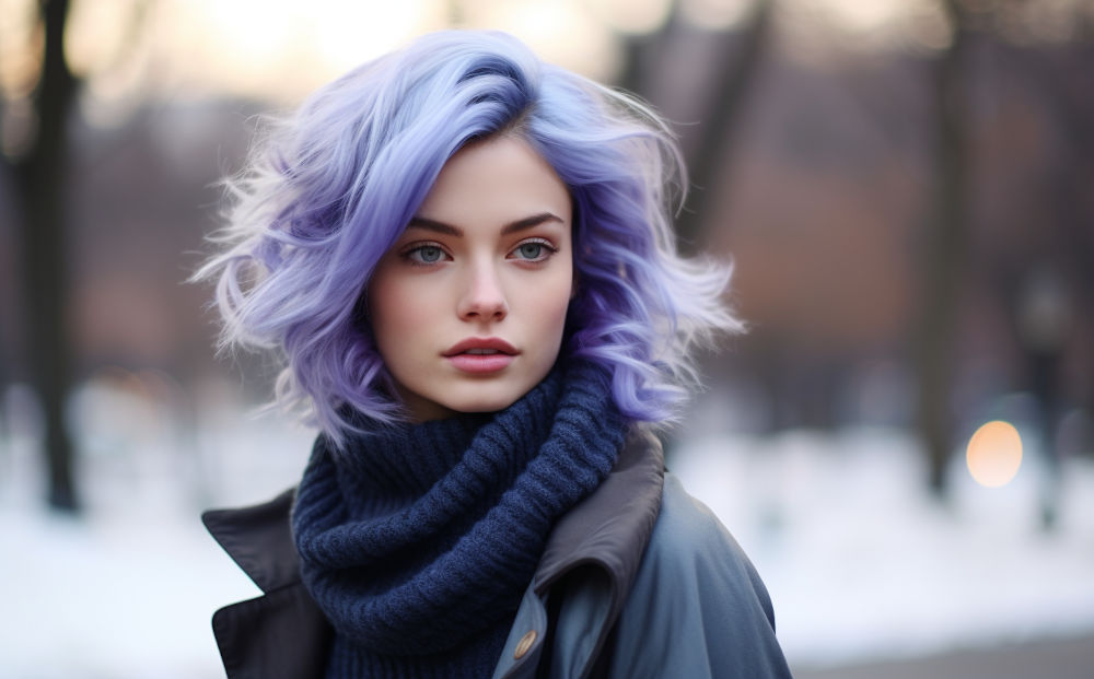 periwinkle hair color #16