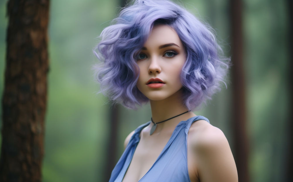 periwinkle hair color #18