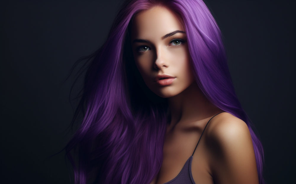purple hair color #3