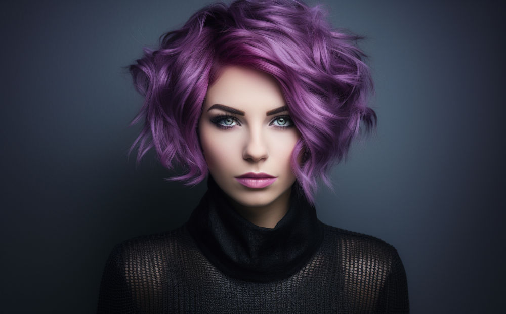purple hair color #5