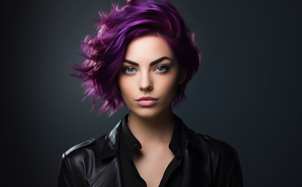 purple hair color #7