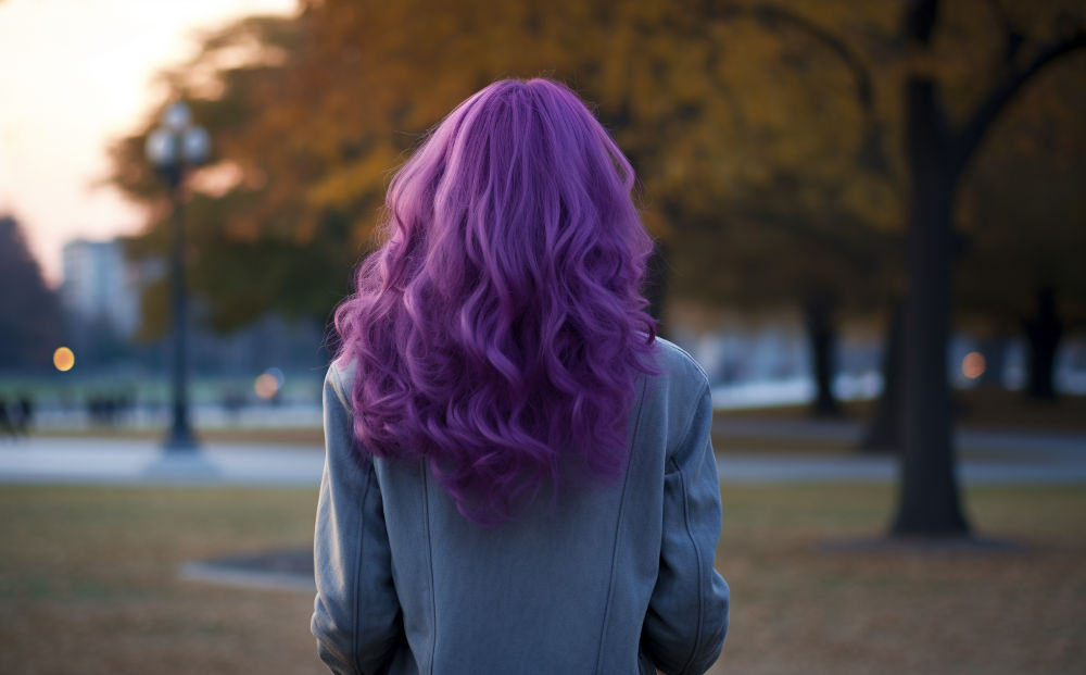 purple hair color #10