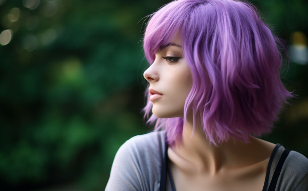 purple hair color #11
