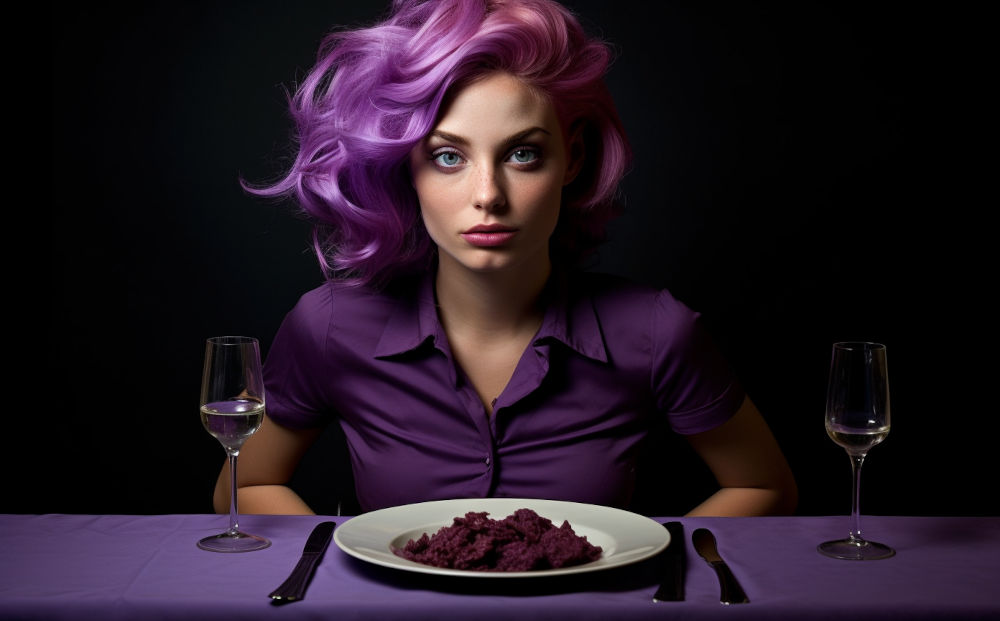 purple hair color #13