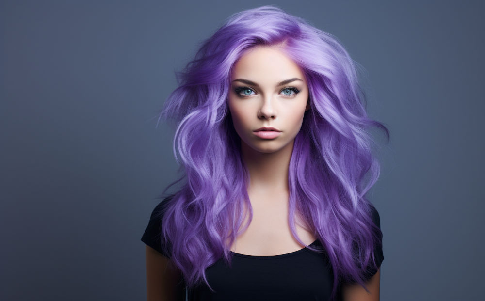purple hair color #16