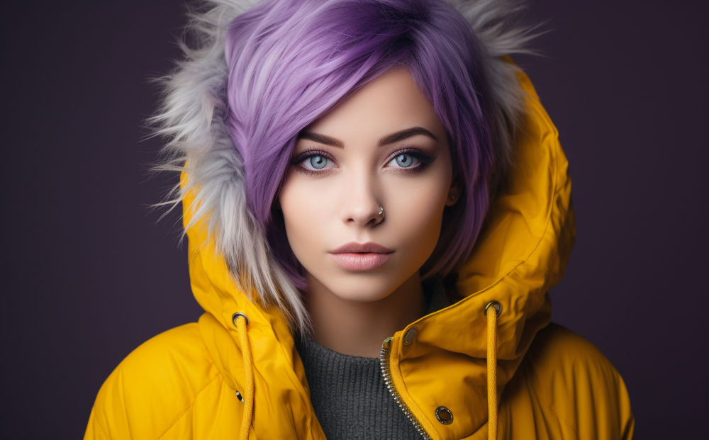 purple hair color #18