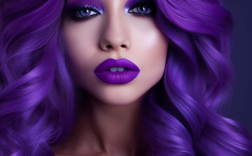 purple hair color #24
