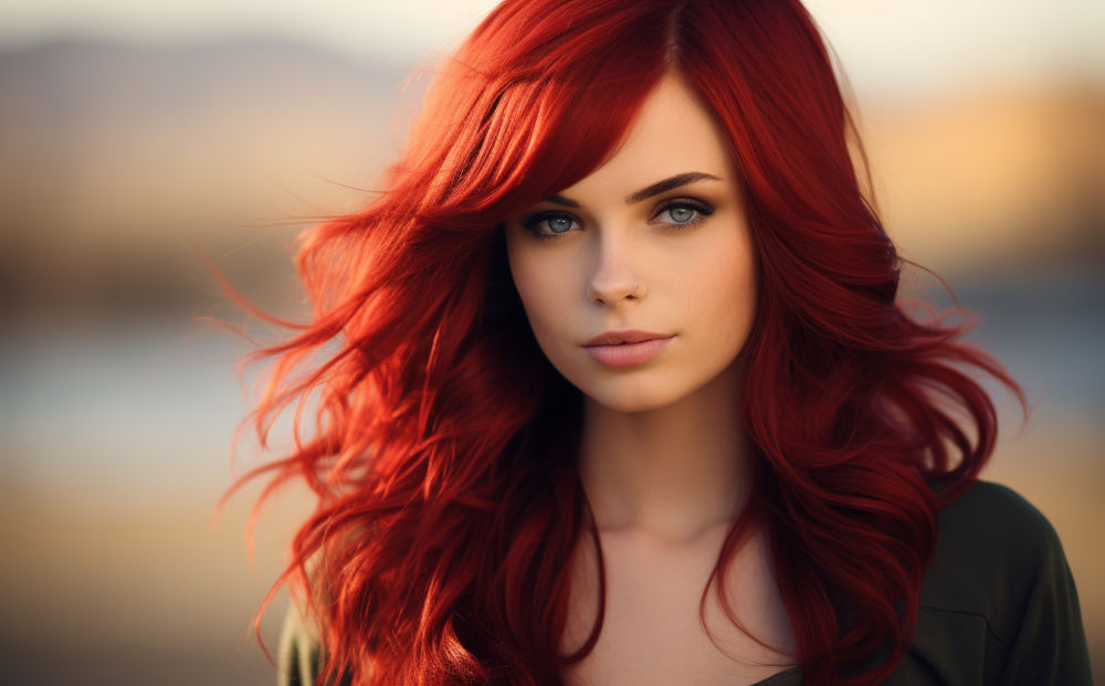 crimson hair color #2