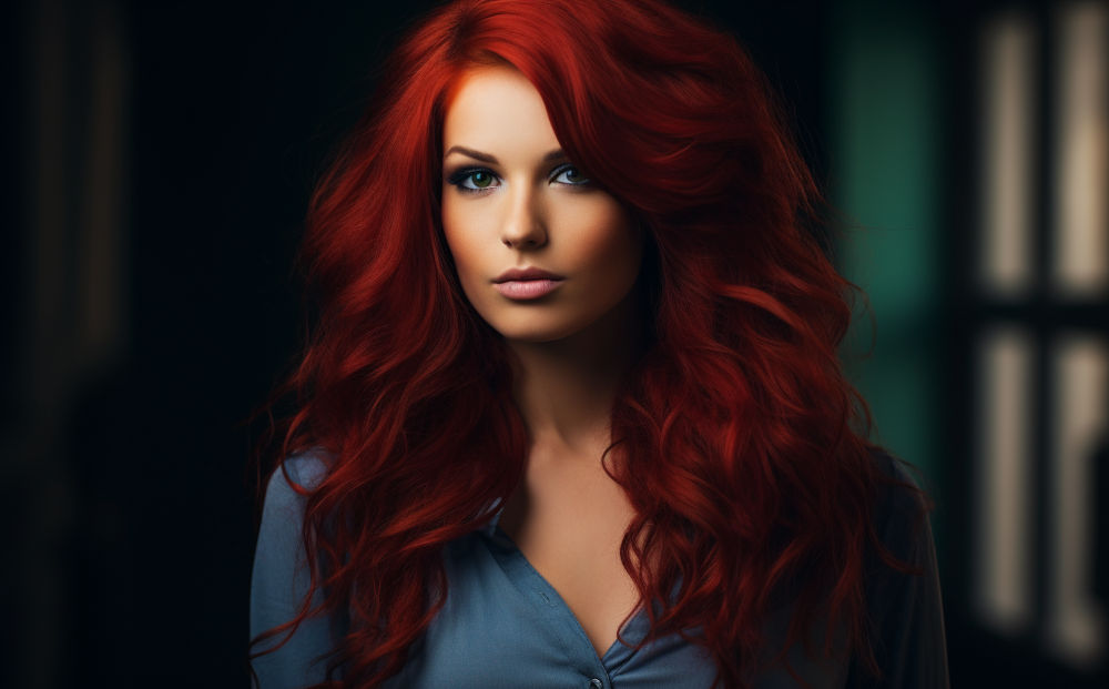 crimson hair color #3