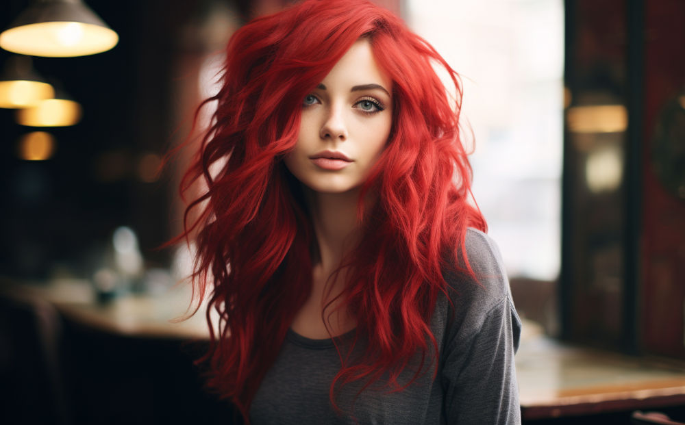 crimson hair color #4