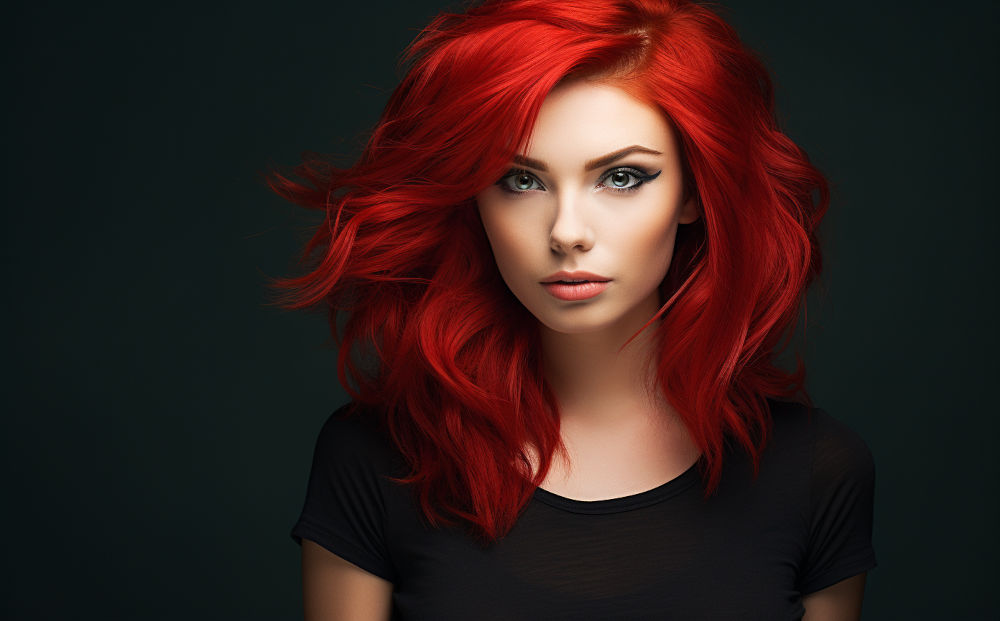 crimson hair color #6
