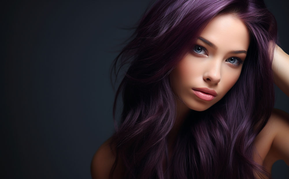 eggplant hair color #2