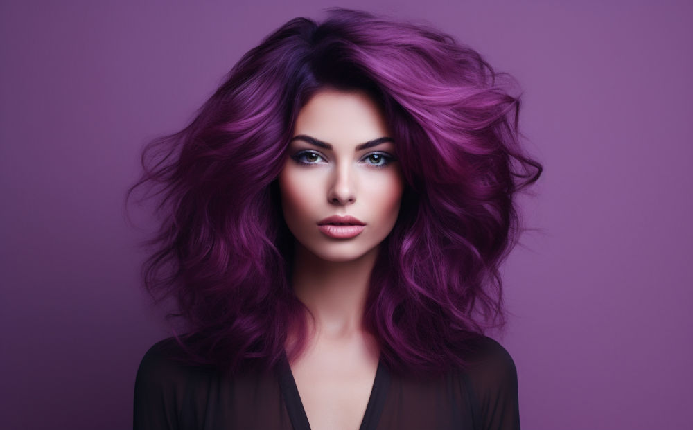 eggplant hair color #3