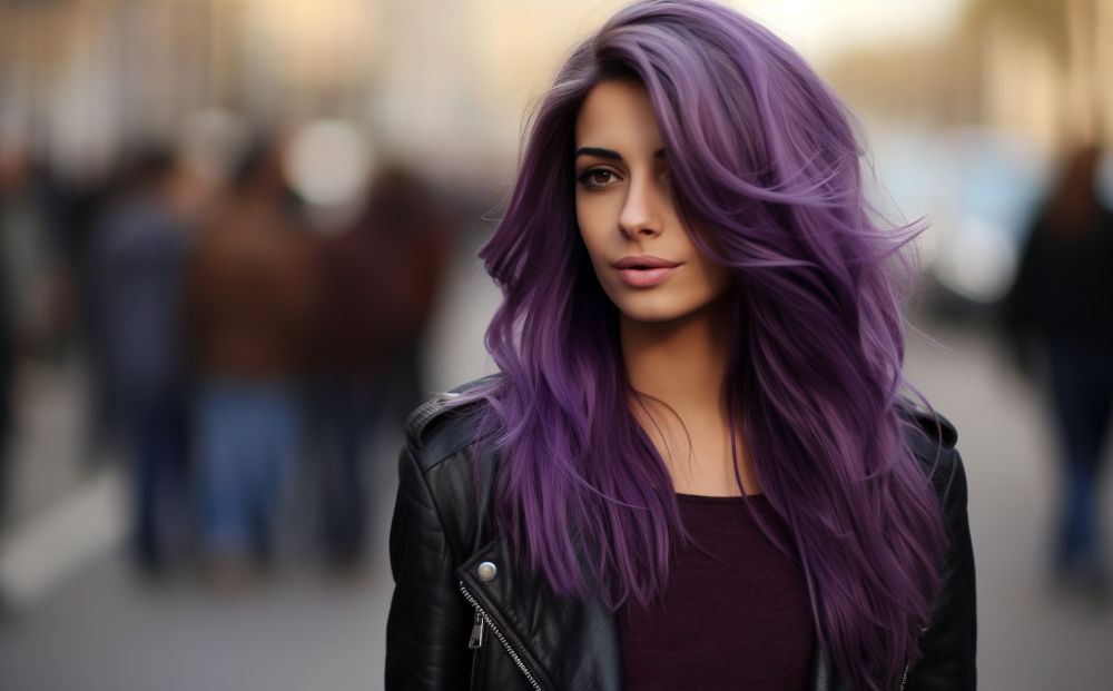 eggplant hair color #5