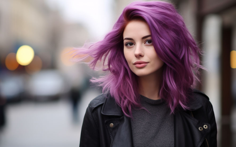 eggplant hair color #7