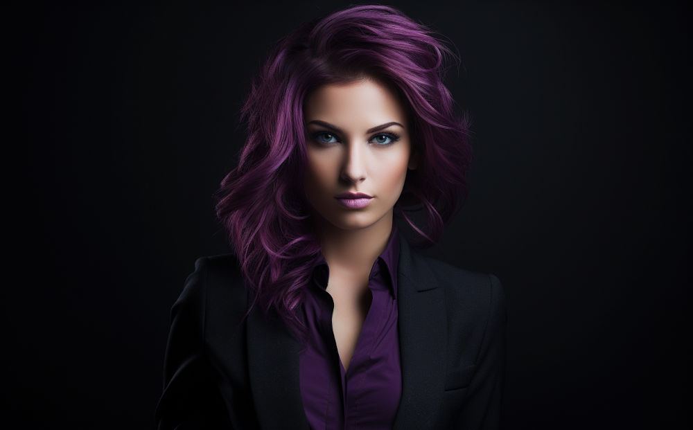 eggplant hair color #8