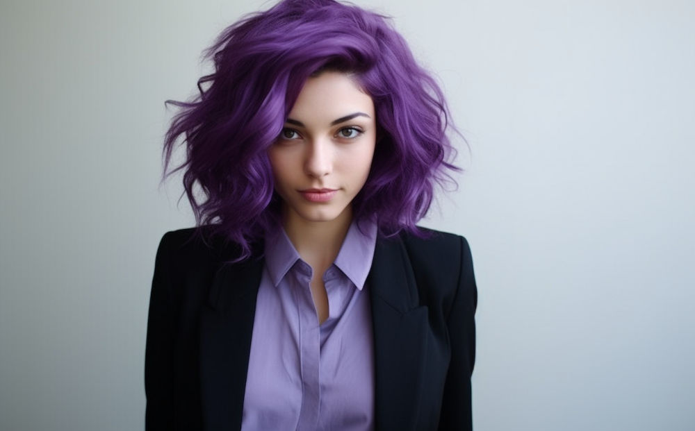 eggplant hair color #20