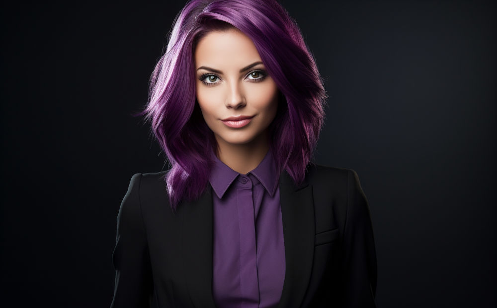eggplant hair color #21