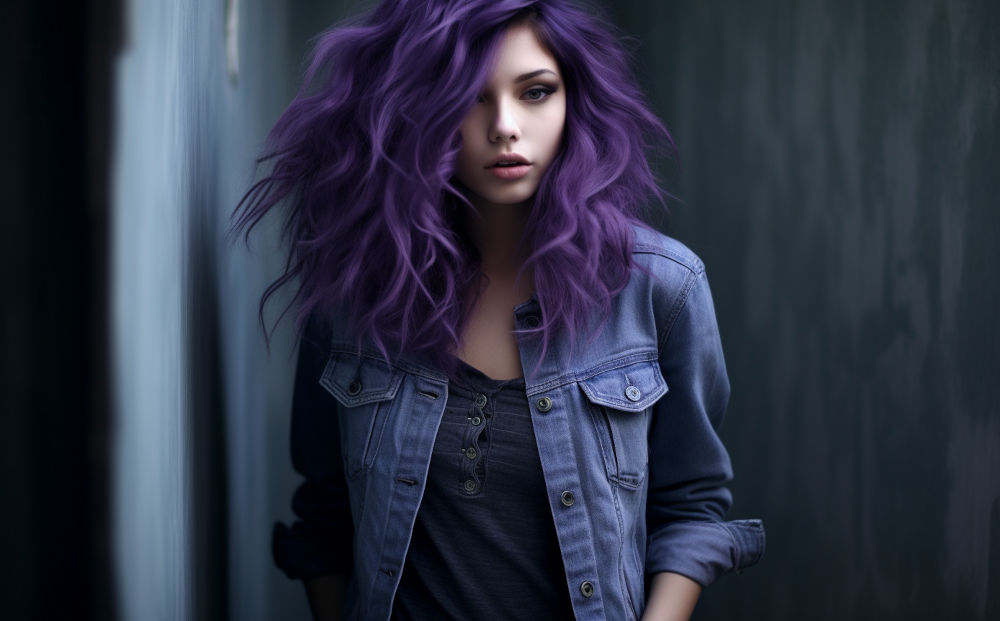 eggplant hair color #22