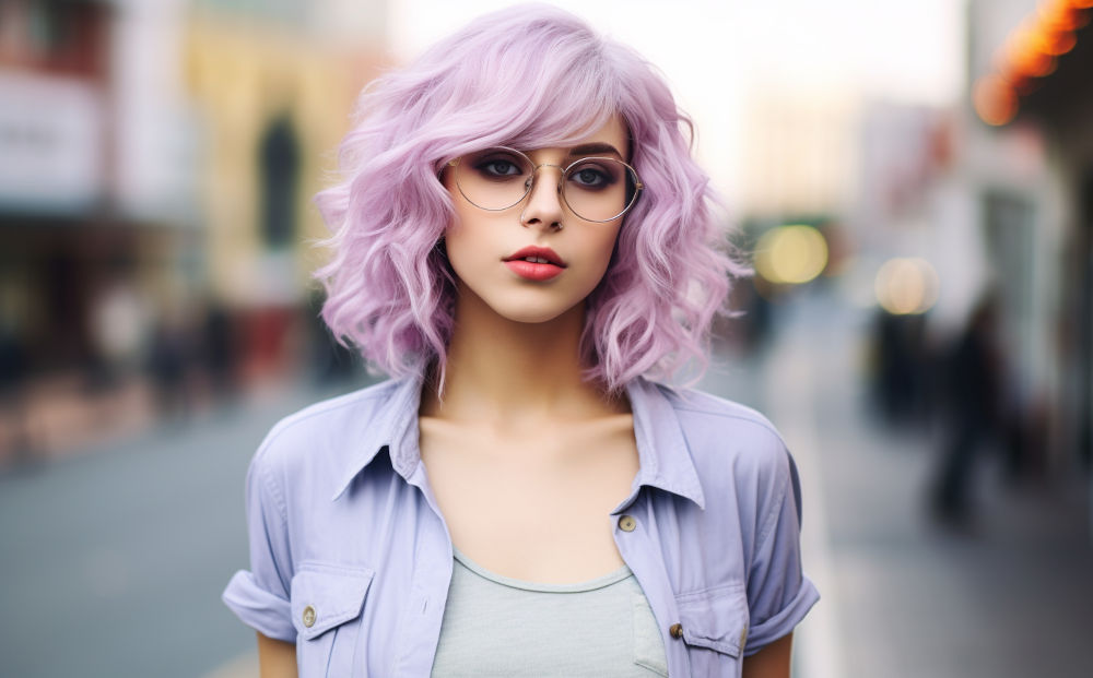 lilac hair color #5