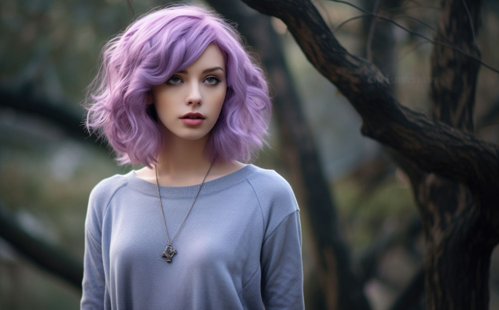 lilac hair color #13