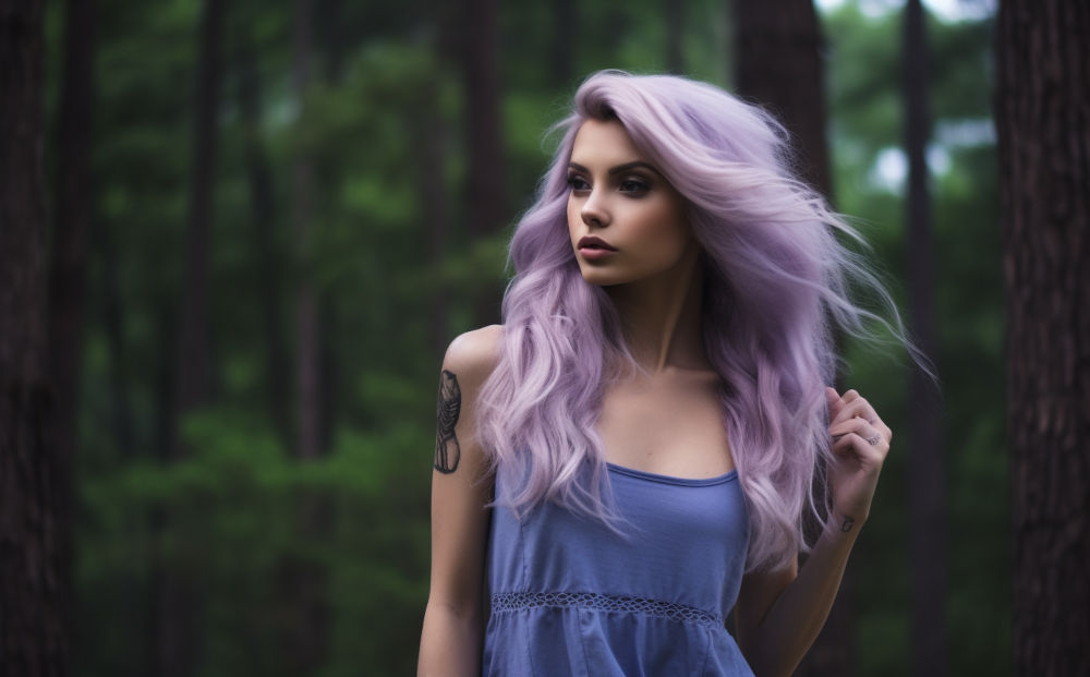 lilac hair color #14