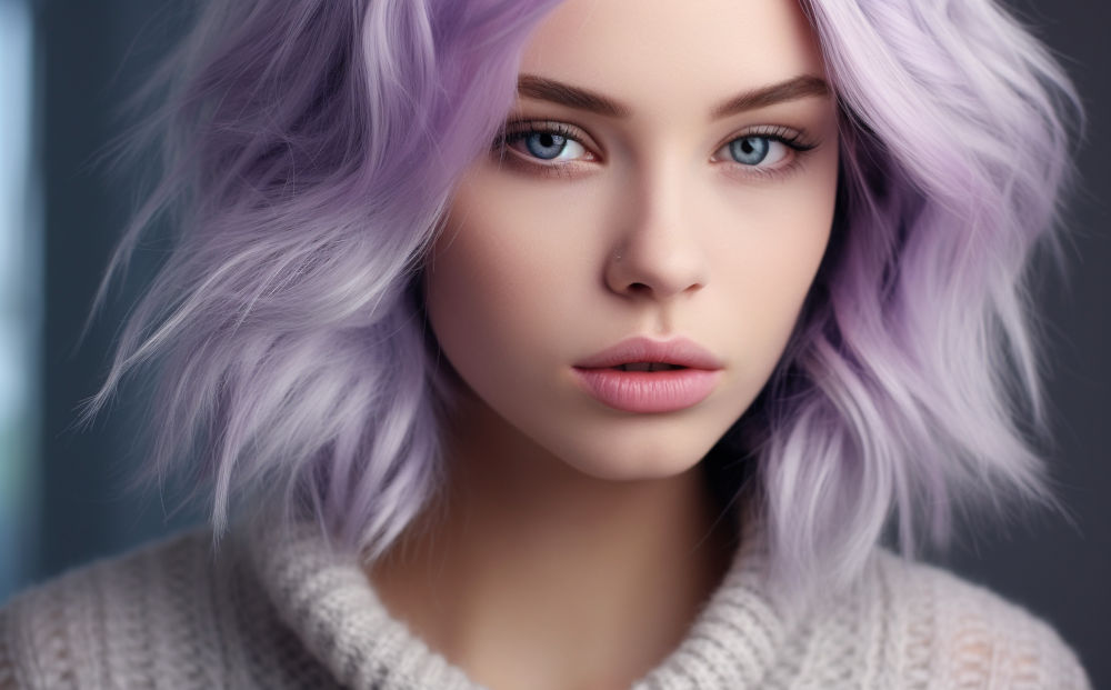 lilac hair color #28