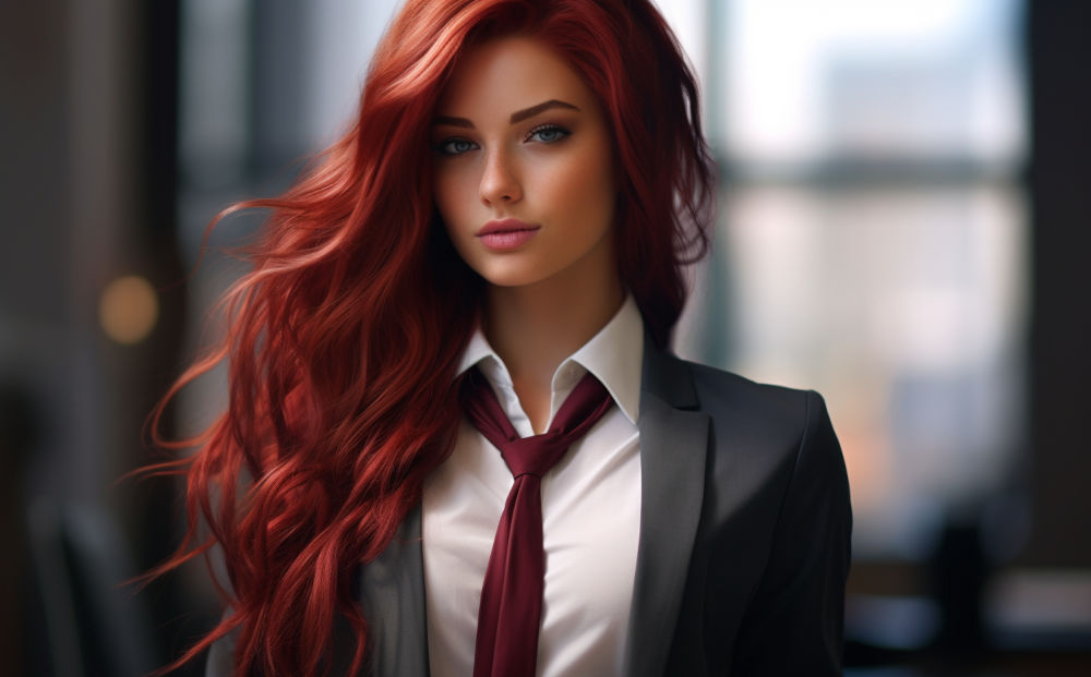maroon hair color #8