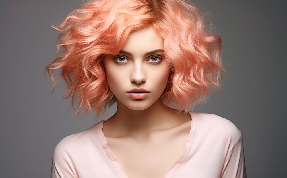 peach hair color #3