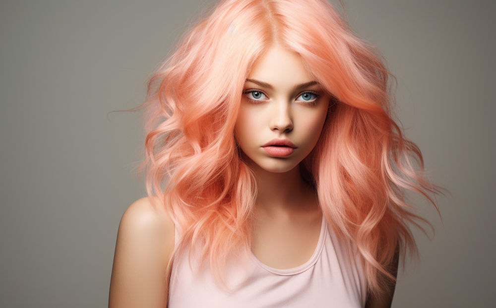 peach hair color #4