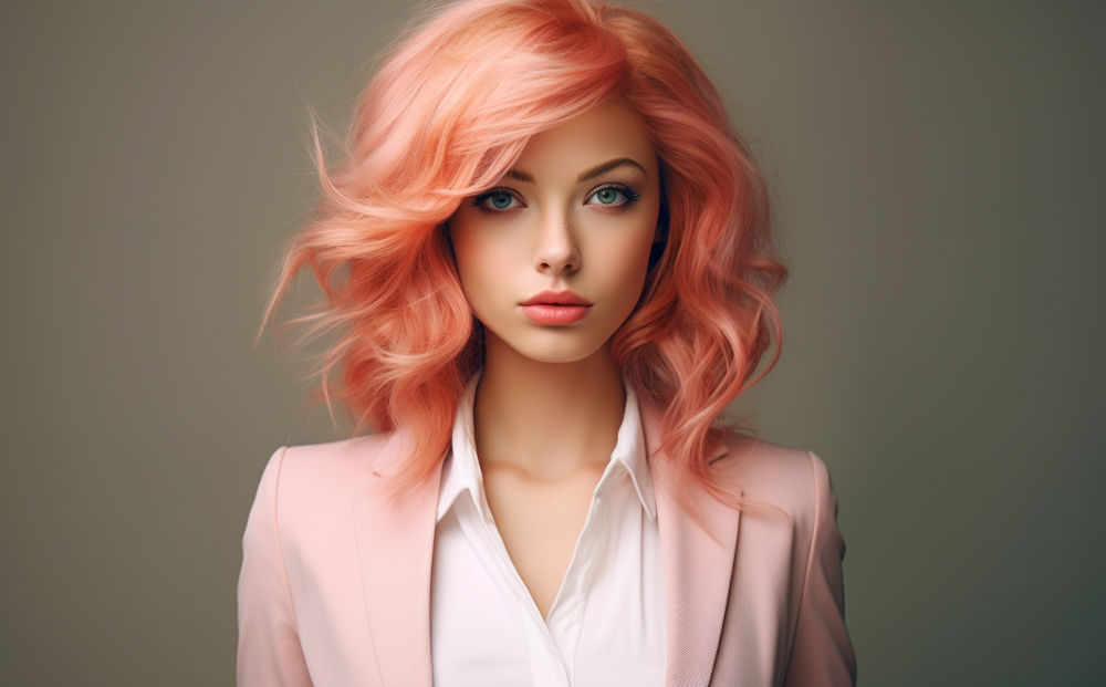 peach hair color #9