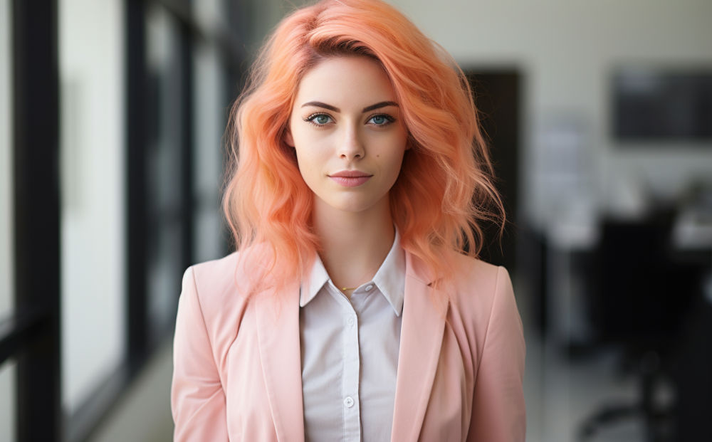 peach hair color #10