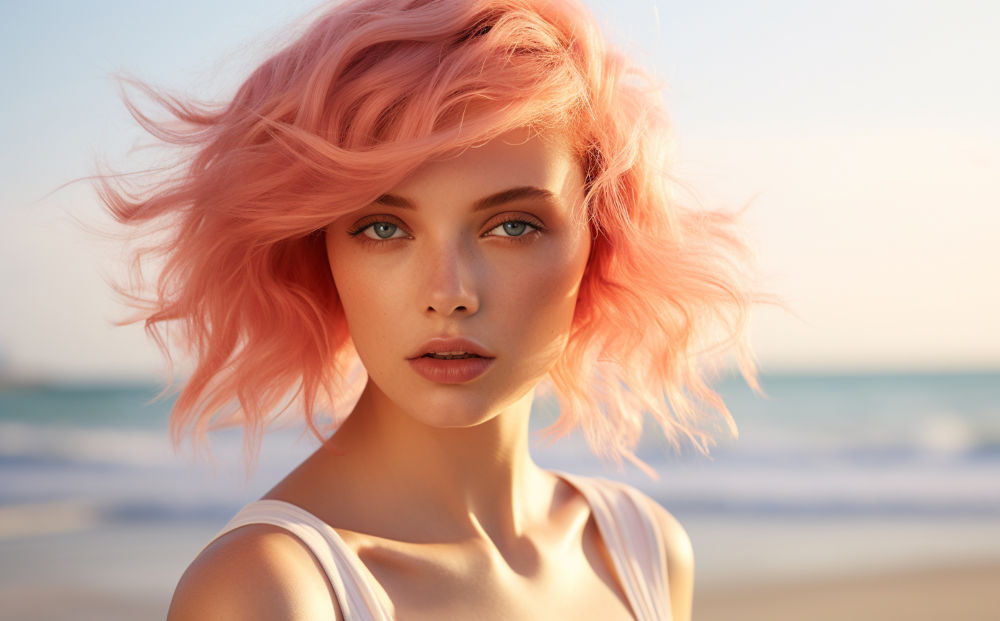 peach hair color #14