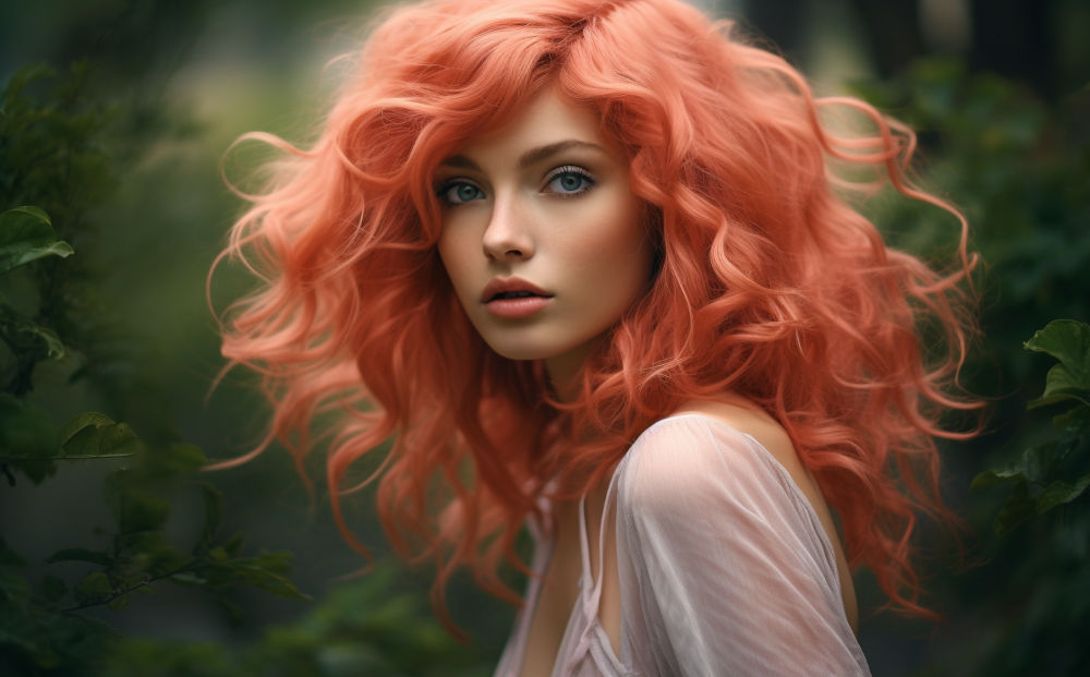 peach hair color #19