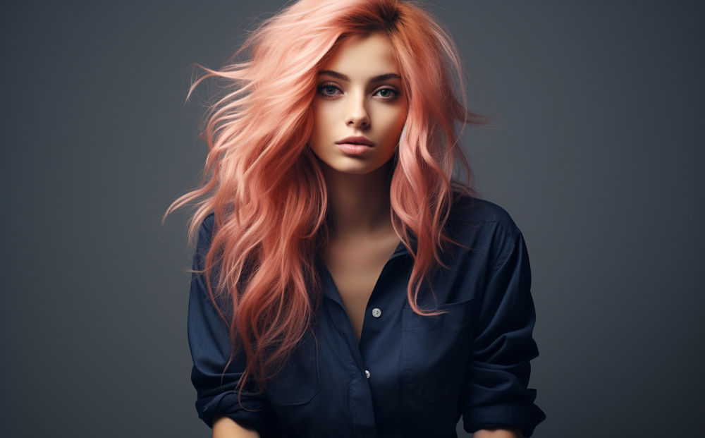 peach hair color #23