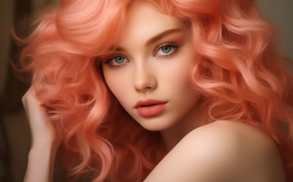 peach hair color #28